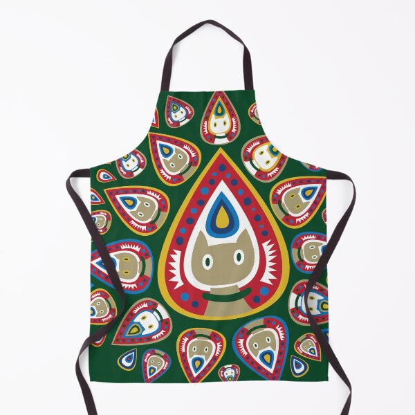Item preview, Pawsley (cat paisley) on deep bottle green designed and sold by Julia Marshall Felix.