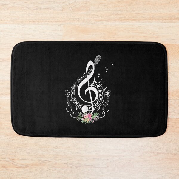 Item preview, Cut music notes clef teacher musical notes and flowers designed and sold by LeonFord43.