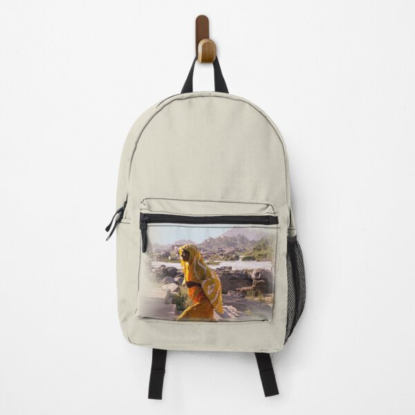 Item preview, Woman returning from the Tungabhadra River, Hampi designed and sold by indiafrankk.
