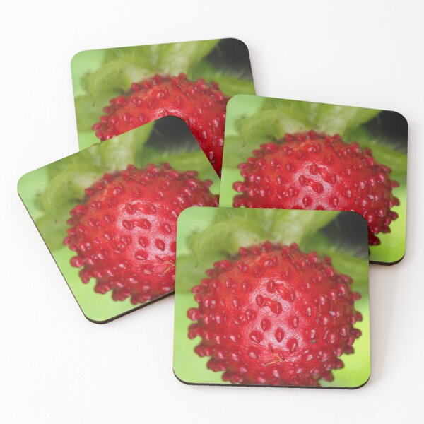 Item preview, Red berry of Potentilla indica - mock strawberry designed and sold by SDym Photography.