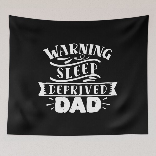 Item preview, Warning sleep deprived dad designed and sold by RebeccaRe.