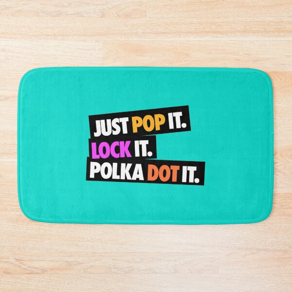 Item preview, Just Pop it Lock it Polka Dot it Fitted  designed and sold by PureSalvation.