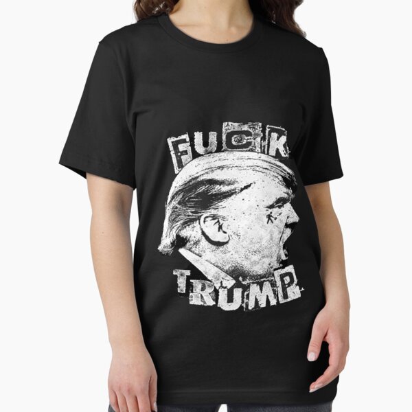 Fuck Trump - black & white Essential T-Shirt