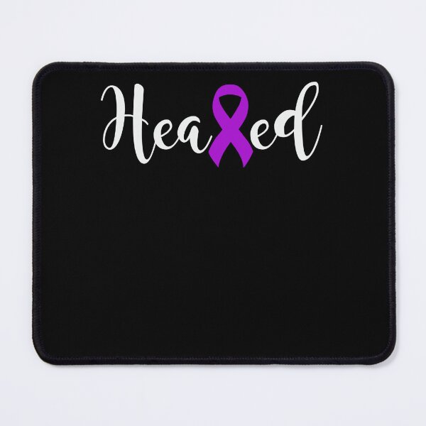 Item preview, Alzheimers Awareness Heal Cancer Never Give Up Alzheimers Awareness Purple Ribbon Warrior Hope Cure designed and sold by OtiliaNikolaus.