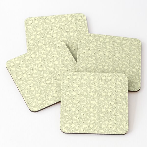 Item preview, Curvy Lines in Shapes Pattern designed and sold by noiramcreates.
