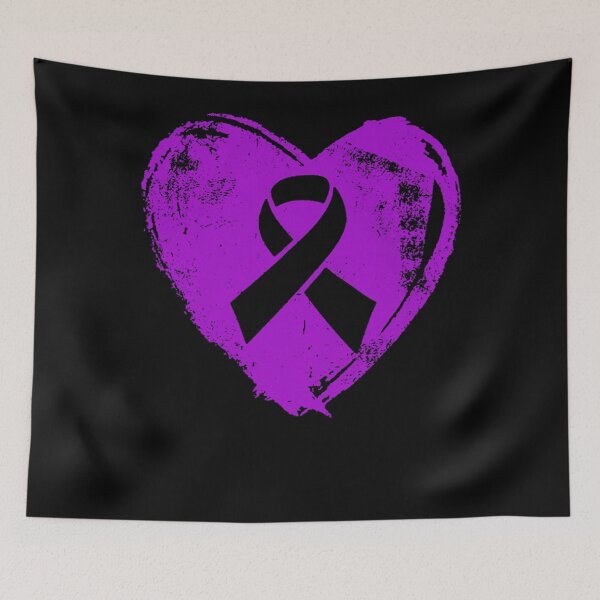 Item preview, Alzheimers Awareness Heart Love Alzheimers Awareness Peach Ribbon Warrior designed and sold by OtiliaNikolaus.