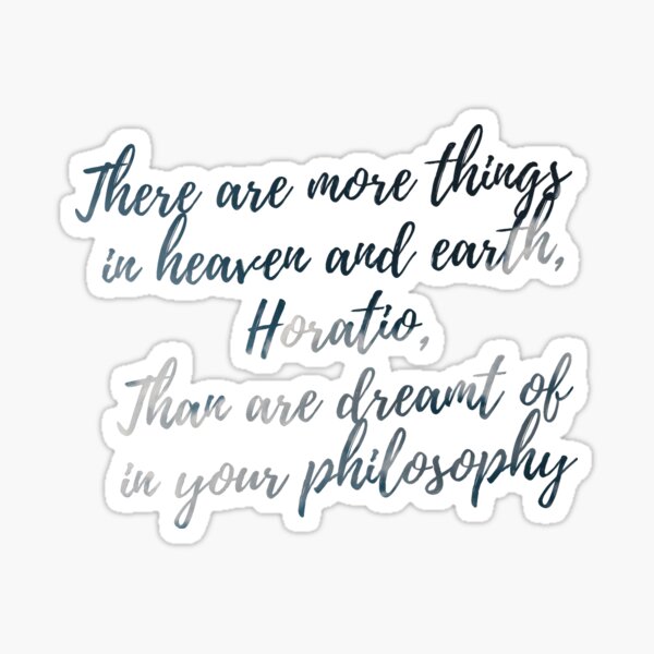 Hamlet Quote Sticker
