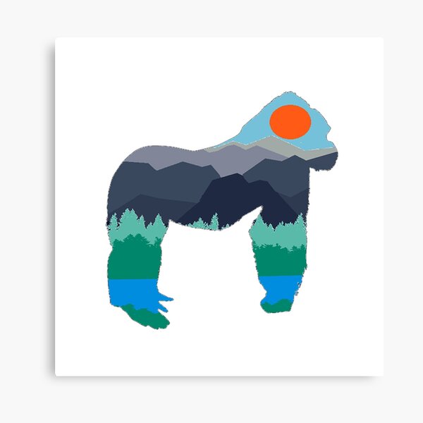 Gorilla Days Canvas Print