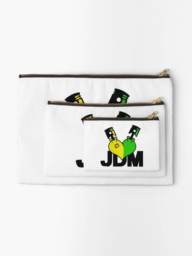 Thumbnail 2 of 4, Zipper Pouch, JDM HEART designed and sold by Racingdecals.