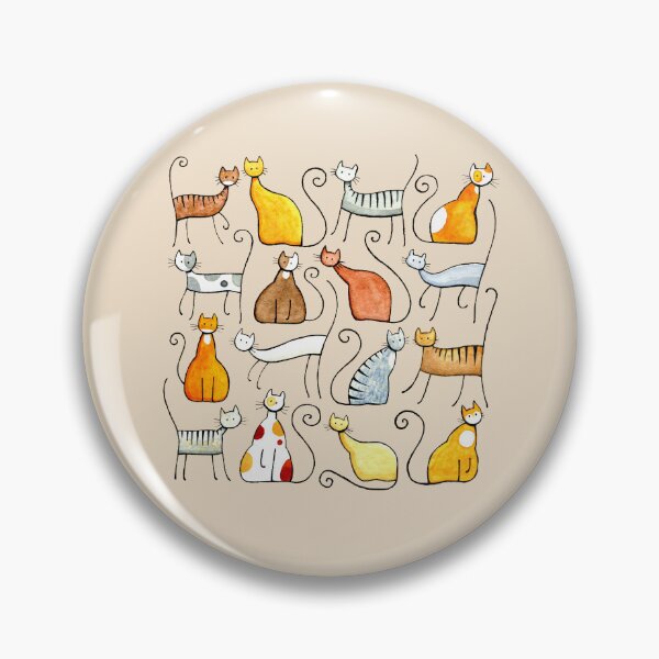 Item preview, Sixteen Cats (on biscuit) designed and sold by Julia Marshall Felix.