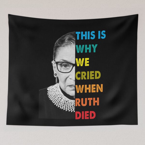 Item preview, Vintage Font Color This Is Why We Cried When Ruth Died designed and sold by Solvers199Shio.
