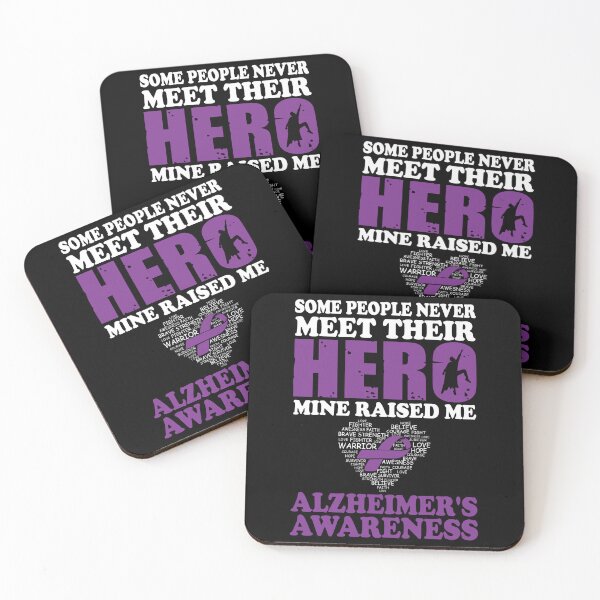 Item preview, Alzheimers Awareness Hero Mine Raised Me Alzheimer's Awareness designed and sold by OtiliaNikolaus.