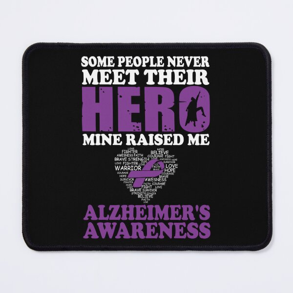 Item preview, Alzheimers Awareness Hero Mine Raised Me Alzheimer's Awareness designed and sold by OtiliaNikolaus.