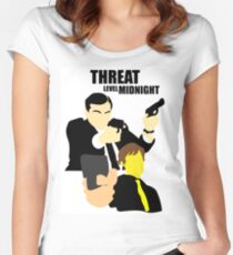 Das Büro - Bedrohungsstufe Mitternacht Tailliertes Rundhals-Shirt