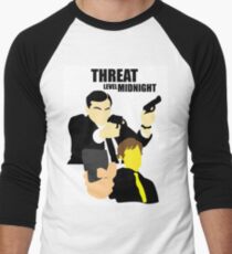 The Office - Threat Level Midnight Men's Baseball ¾ T-Shirt