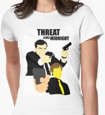 The Office - Threat Level Midnight Women's Fitted T-Shirt