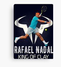 Rafael Nadal King of Clay Canvas Print