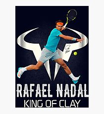 Rafael Nadal King of Clay Photographic Print