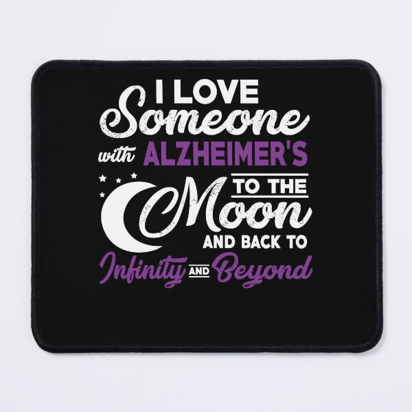 Item preview, Alzheimers Awareness I Love Someone With Alzheimer's To The Moon designed and sold by OtiliaNikolaus.