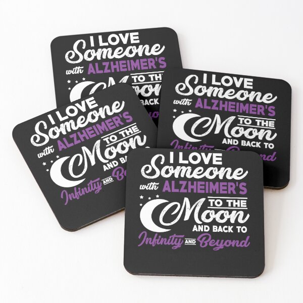 Item preview, Alzheimers Awareness I Love Someone With Alzheimer's To The Moon designed and sold by OtiliaNikolaus.