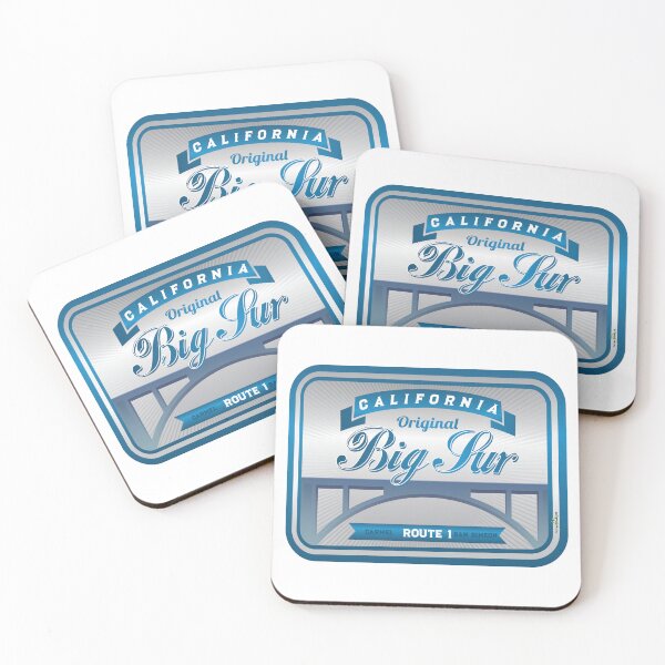 Item preview, Big Sur California USA Highway 1 Sticker T-Shirt 01 designed and sold by OuterShellUK.