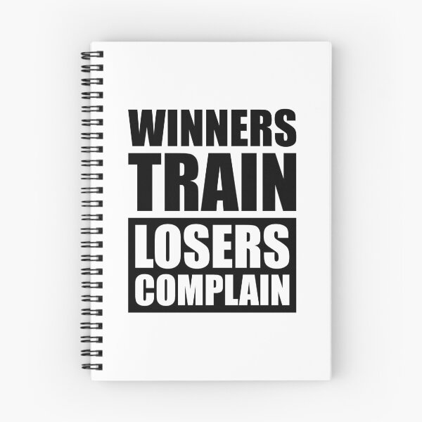 Item preview, Winners Train Losers Complain - Gym Fitness designed and sold by maniacfitness.