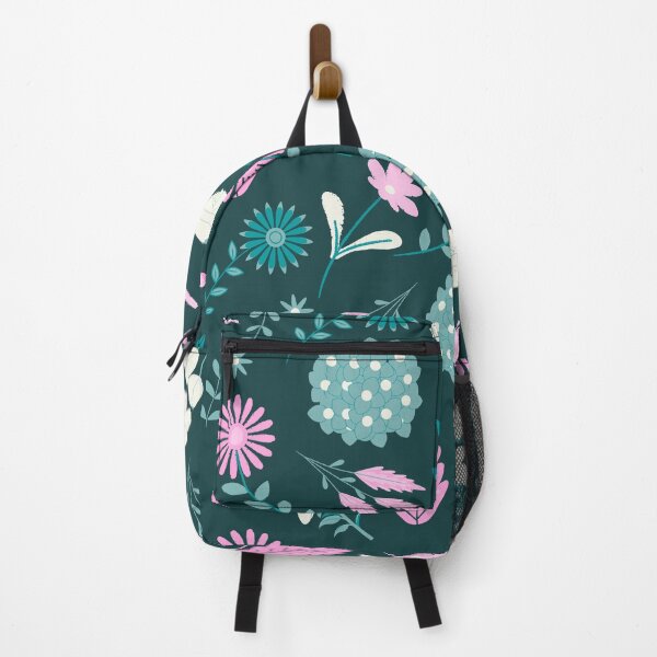 Item preview, Aesthetic Flower Heaven Garden (dark turquoise/green) designed and sold by Dorina Larsdotter.