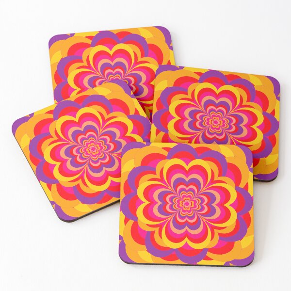 Item preview, Groovy Psychedelic Flower Pattern designed and sold by vampdearie.