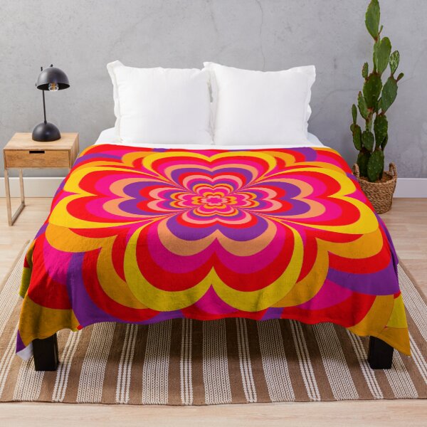 Item preview, Groovy Psychedelic Flower Pattern designed and sold by vampdearie.