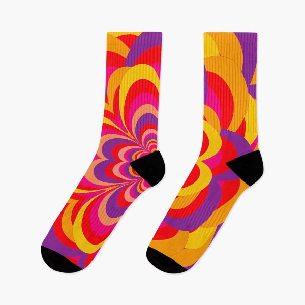 Item preview, Groovy Psychedelic Flower Pattern designed and sold by vampdearie.