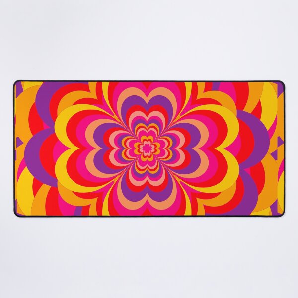 Item preview, Groovy Psychedelic Flower Pattern designed and sold by vampdearie.