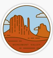 Monument valley Sticker