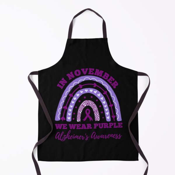 Item preview, Alzheimers Awareness In November We Wear Purple Alzheimers Awareness Rainbow designed and sold by OtiliaNikolaus.
