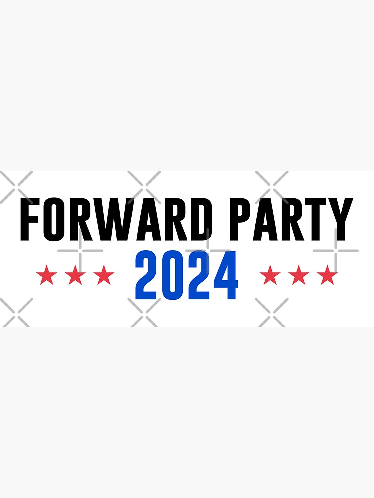 "Yang Forward Party 2024" Sticker for Sale by Heartworx Redbubble