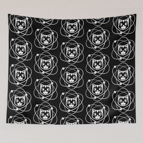 Item preview, Atom with Cute Cat, for scientists and cat lovers designed and sold by TalesOfScience.