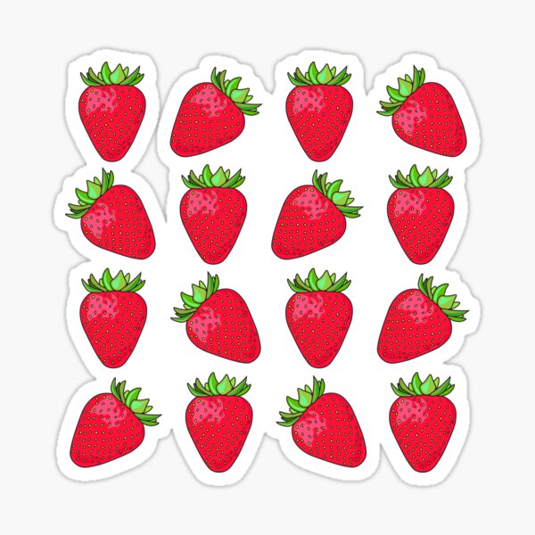 Strawberry Printable Stickers