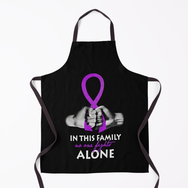 Item preview, Alzheimers Awareness No One Fights Alone In This Family Alzheimers Awareness Peach Ribbon Warrior designed and sold by OtiliaNikolaus.