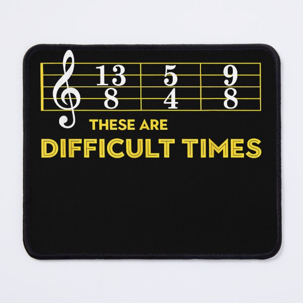 Item preview, Musician sheet music these are difficult times designed and sold by LeonFord43.