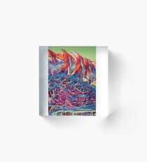 Tri Chromatic Taste Buds Acrylic Block
