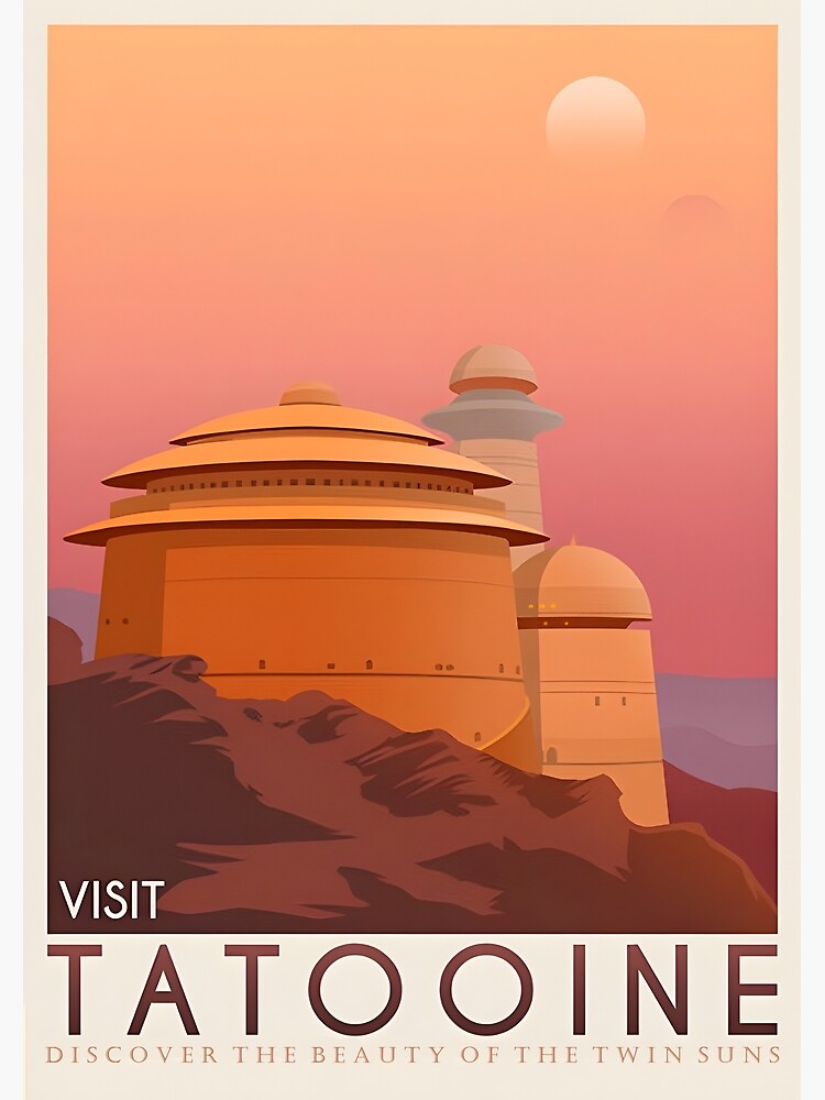 Disover Visit Tatooine Premium Matte Vertical Poster
