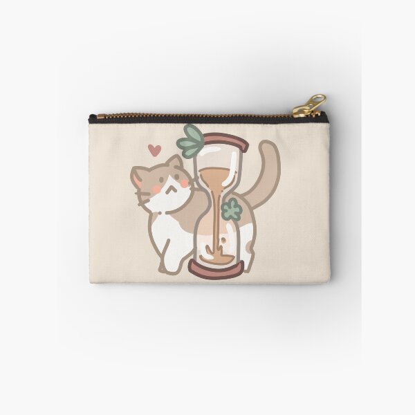 Item preview, Cat Loves Sand Clock designed and sold by dzakiyaatifa.