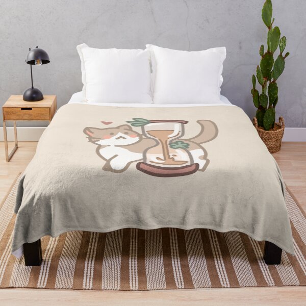 Item preview, Cat Loves Sand Clock designed and sold by dzakiyaatifa.