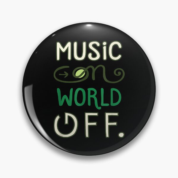 Item preview, Nice music themed that reads music on world off designed and sold by LeonFord43.