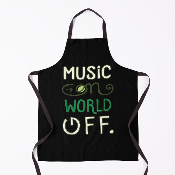 Item preview, Nice music themed that reads music on world off designed and sold by LeonFord43.