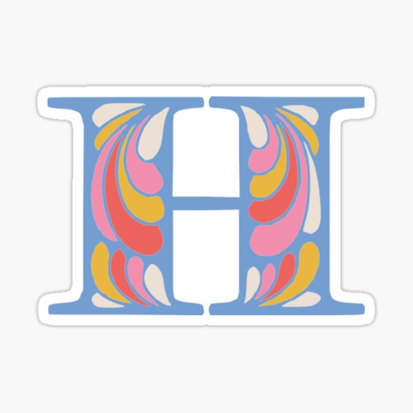 Letter h Stickers - Free education Stickers