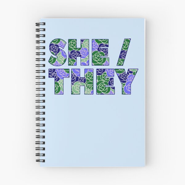 Item preview, SHE / THEY pronouns trans non-binary roses designed and sold by incurablehippie.