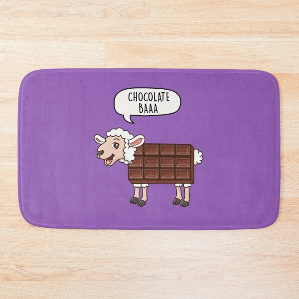 Item preview, Chocolate Baaa - Sheep Chocolate Bar Pun Gift designed and sold by LEFDDesigns.