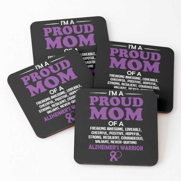 Item preview, Alzheimers Awareness Proud Mom Of An Alzheimer's Awareness Warrior designed and sold by OtiliaNikolaus.
