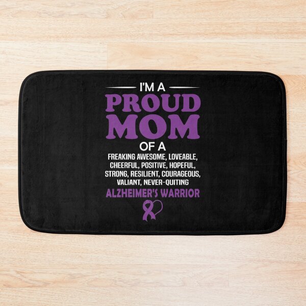 Item preview, Alzheimers Awareness Proud Mom Of An Alzheimer's Awareness Warrior designed and sold by OtiliaNikolaus.