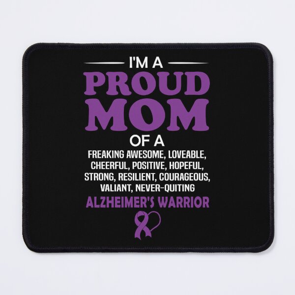 Item preview, Alzheimers Awareness Proud Mom Of An Alzheimer's Awareness Warrior designed and sold by OtiliaNikolaus.